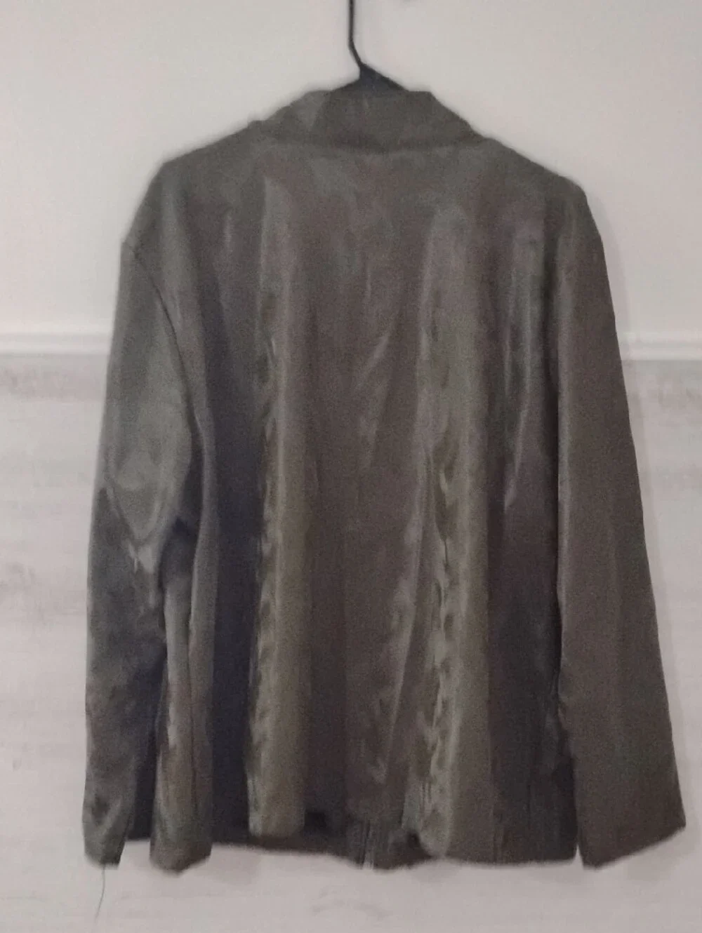 Camo Pattern Dark Olive Green Two-Piece Plus Size Jacket & Pants Set